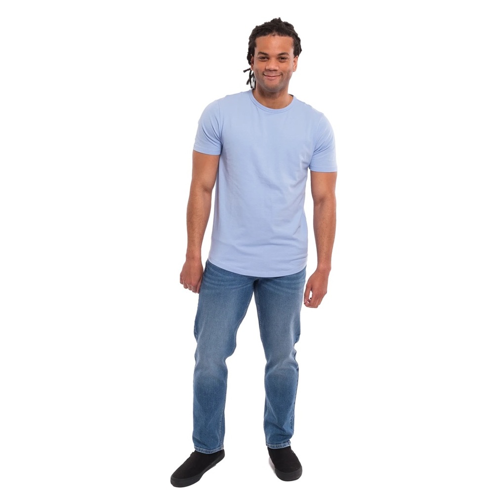 The Perfect Jean NYC Athletic Fit. Extra long. Stream-Medblue